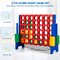 Costway 4-to-Score Giant Game Set 4-in-a-Row Connect Game W/Net Storage for Kids & Adult